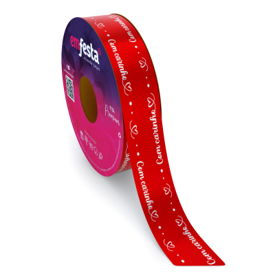 Fita Com Carinho Vermelha